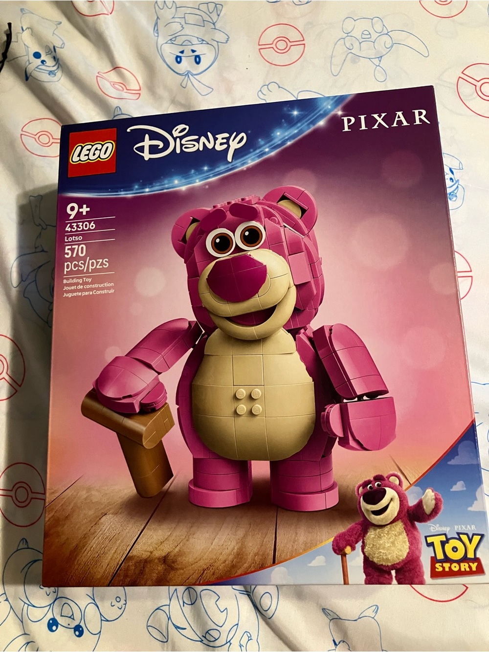 Disney LEGO Pixar Lotso Building Figure - Pink and Cream